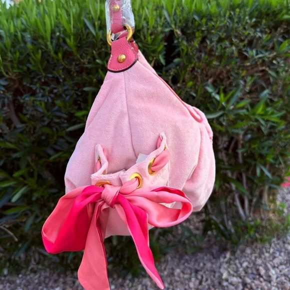 Juicy Couture 2025 Daydreamer Pink Medium Hobo Bag - Picture 6 of 11